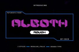 Alboth Rough Demo Font
