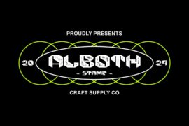 Alboth Stamp Demo Font
