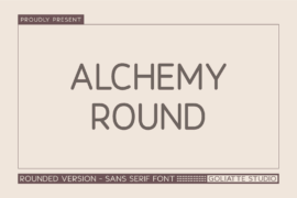 Alchemy Round Font