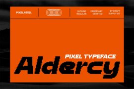 Aldercy Pixel Demo Font