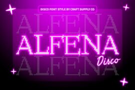 Alfena Disco Demo Font