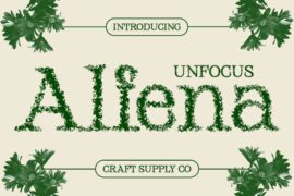 Alfena Unfocus Demo Font