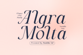 Algra Molta DEMO Font