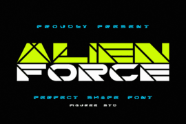 Alien Force Font