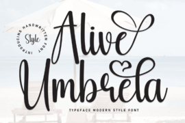 Alive Umbrela Font
