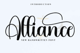 Alliance1 Font