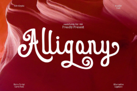 Alligony DEMO Font