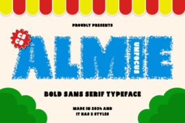 Almie Unfocus Demo Font