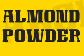 Almond Powder Font