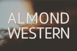 Almond Western DEMO Font