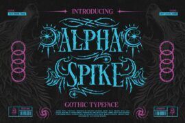 Alpha Spike Font