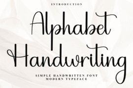 Alphabet Beautiful Font