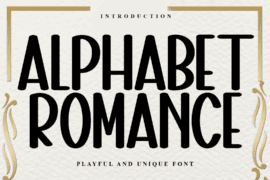Alphabet Romance Font