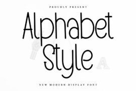 Alphabet Style Font
