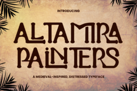 ALTAMIRA PAINTERS DEMO Font