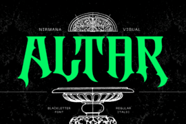 Altar Gothic Demo Font