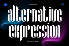 alternative expression demo Font