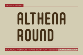Althena Round Font