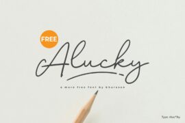 Alucky Font