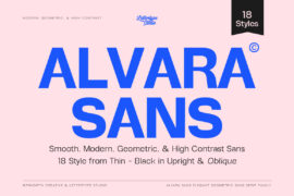 Alvara Sans DEMO Font Family