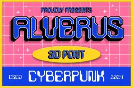 Alverus 3D Demo Font