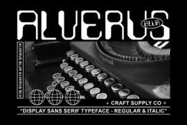 Alverus Blur Demo Font