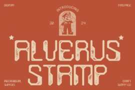 Alverus Stamp Demo Font