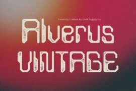 Alverus Vintage Demo Font