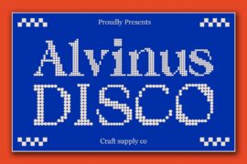 Alvinus Disco Demo Font