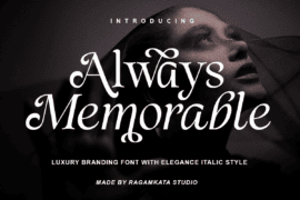 Always Memorable Demo Font