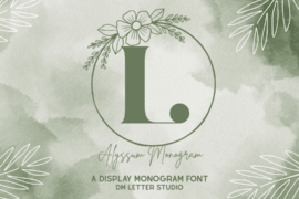 Alyssum Monogram Font
