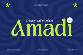 Amadi Blur Demo Font