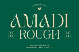 Amadi Rough Demo Font