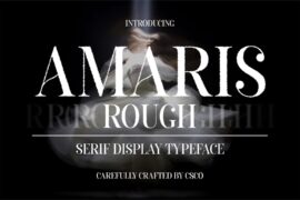 Amaris Rough Demo Font