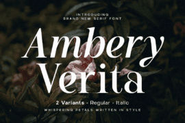 Ambery Verita DEMO Font