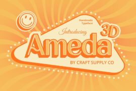 Ameda 3D Demo Font