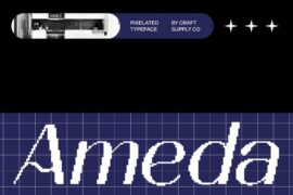 Ameda Pixel Demo Font