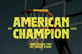 American Champion Font