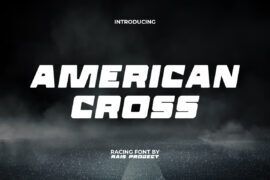 American Cross Demo Font