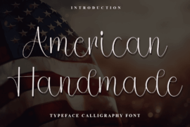 American Handmade Font