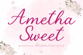 Ametha Sweet Demo Font Family