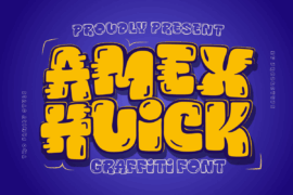 AMEX HUICK personal Font