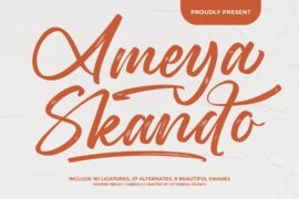 Ameya Skando DEMO VERSION Font