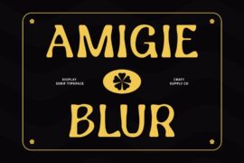 Amigie Blur Demo Font