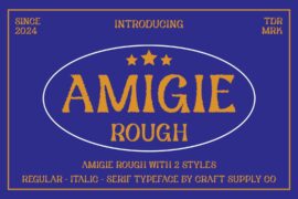 Amigie Rough Demo Font
