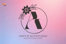 Amour Monogram Font
