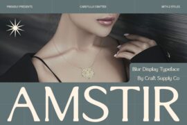 Amstir Blur Demo Font
