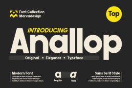 Anallop Font Family