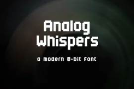 Analog Whispers FREE Font
