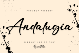 Andalugia Font